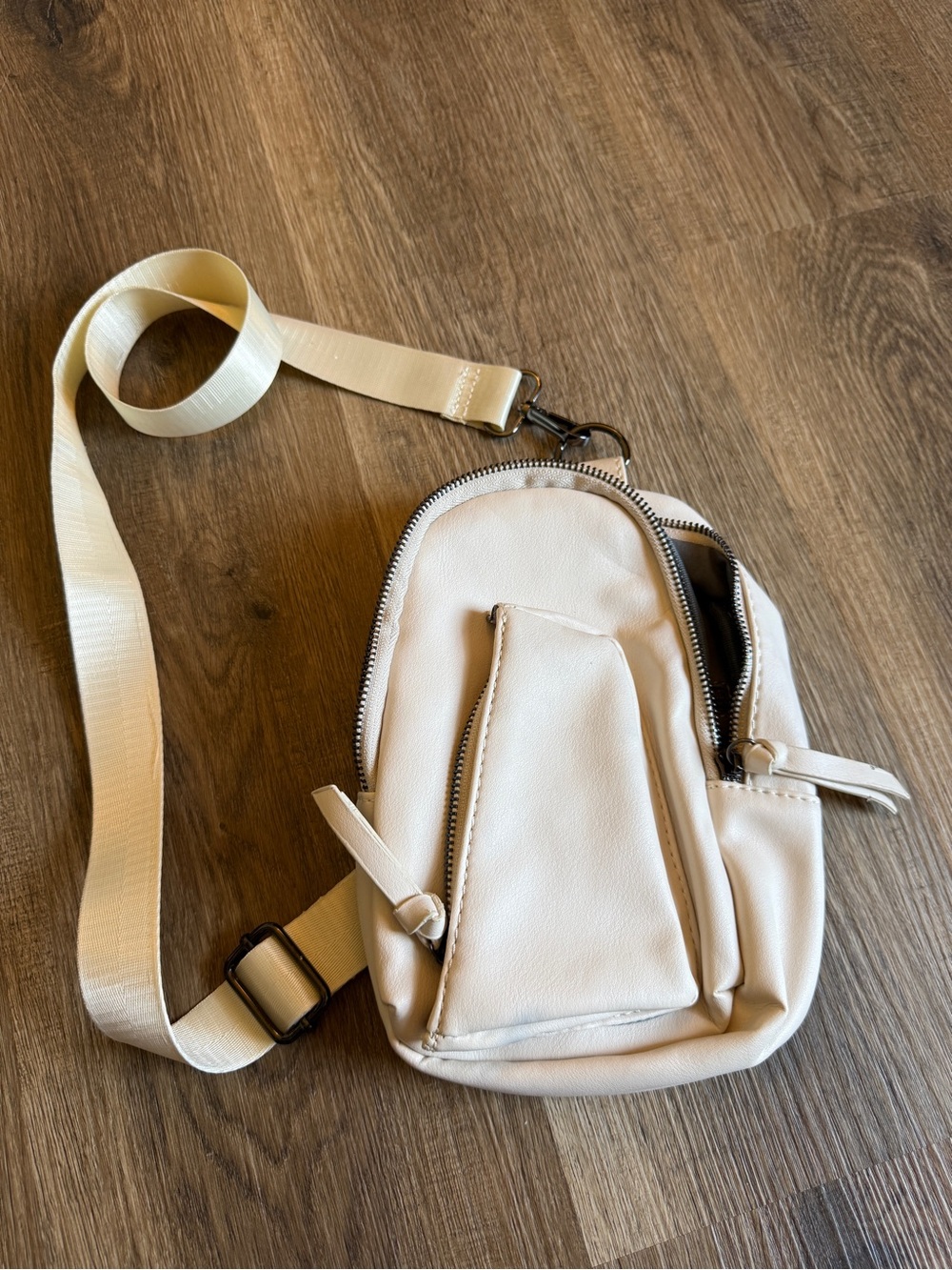 Cream Mini Crossbody Bag - Unbranded